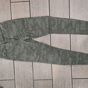 Social Standard by Sanctuary‎ High-Rise Skinny Jeans – Green Camo Sz 4 J26